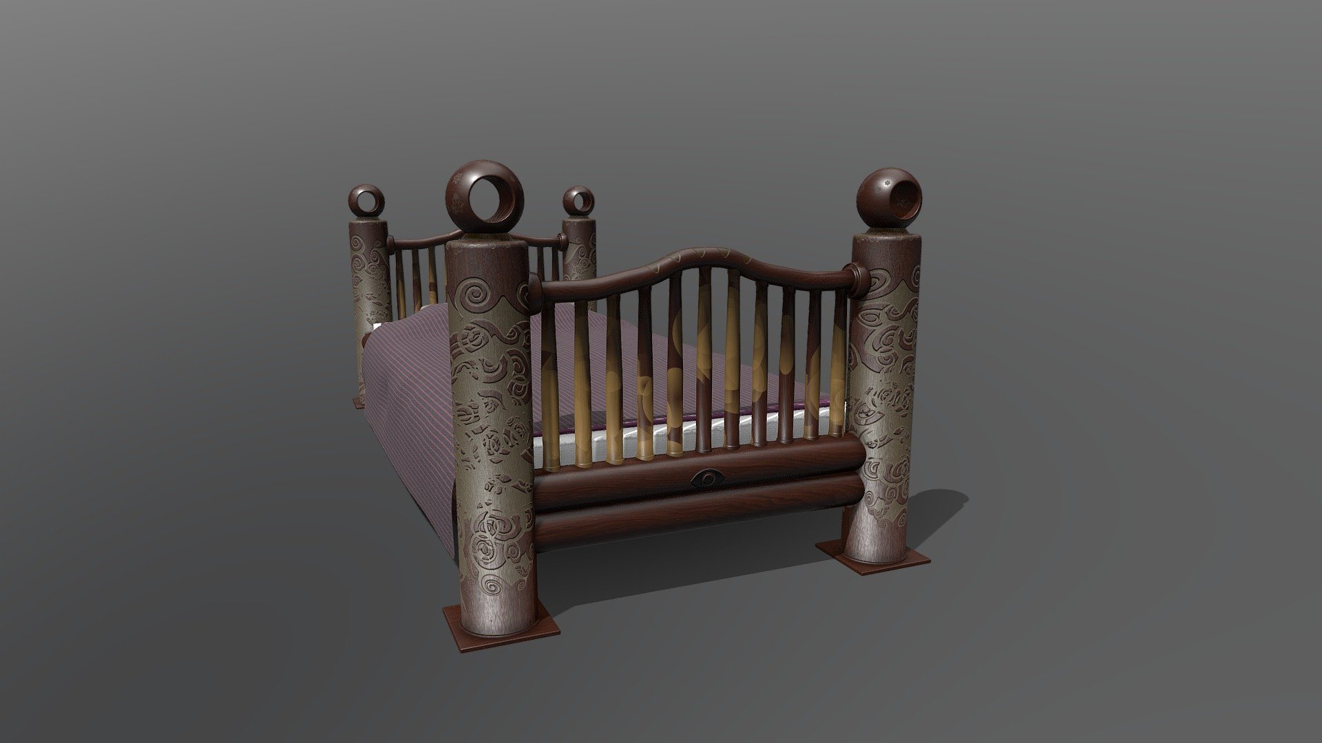 Bed 3d Model By Alejandro Luis Ruata Alejandroruata 5824483 Sketchfab 6721