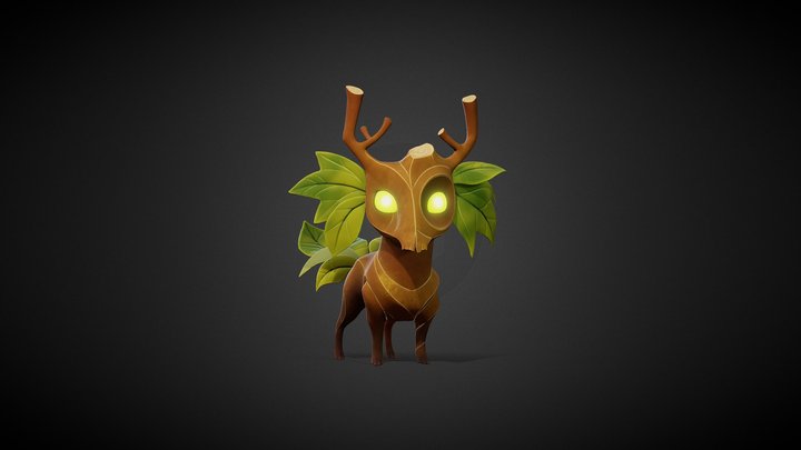 Leaf Spirit - Wildermyth Fan Art 3D Model