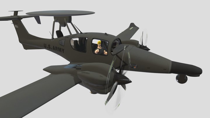 Diamond DA62 MPP - Desing 2 + Johnny Bravo – Modello 3D gratuito STL
