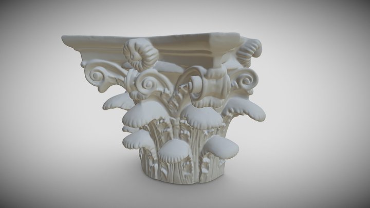 Corinthian capital 3D Model