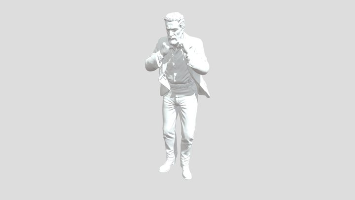 Hombre pensando 3D Model