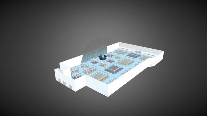 Exibition hall 3D Model