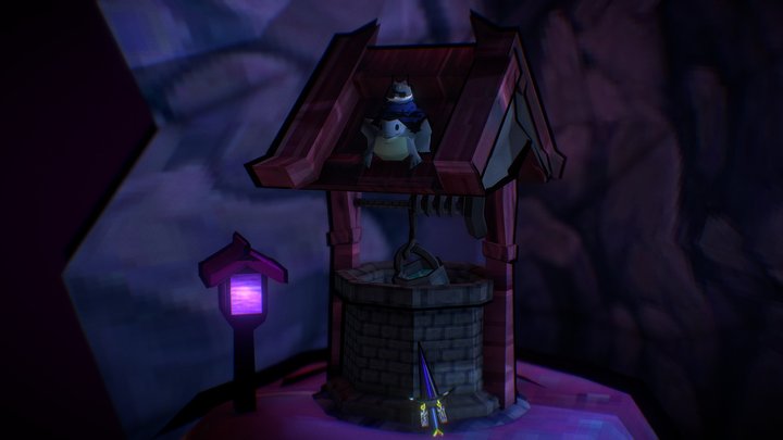 Majestic wishing well 3D Model