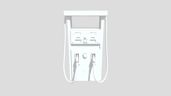 Gas Pump 3d Model