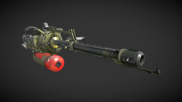 Flamethrower 3D Model