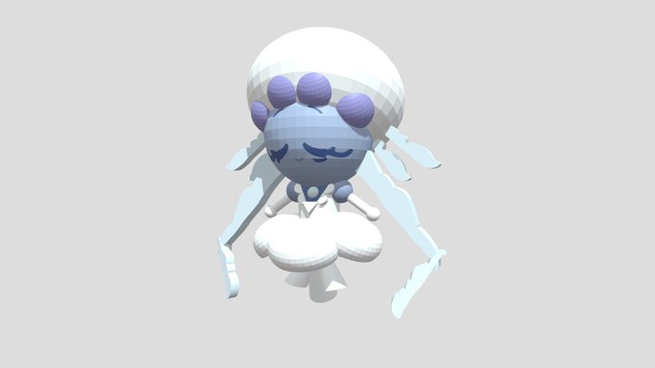 Frilled Jellyfish Cookie (Cookie Run) – Modello 3D gratuito STL