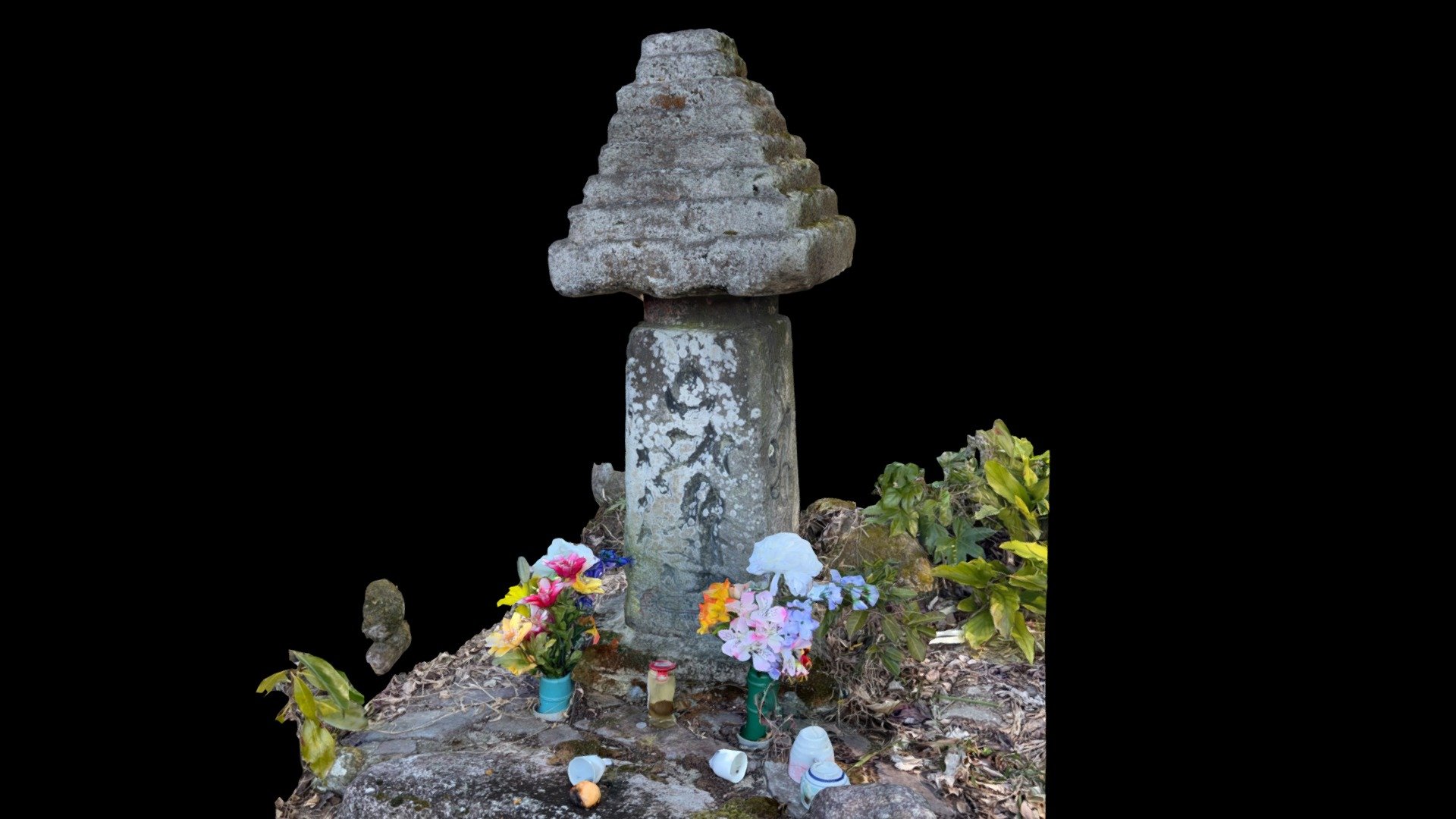 笠忠平の宝塔（県指定 建造物）