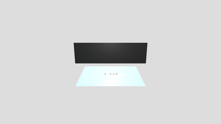 Pixar Animation Studios (1995) Logo Remake 3D Model