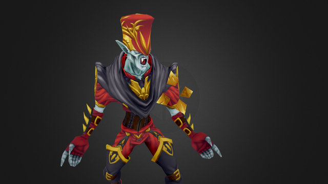 Godfrey - Vampire Mage 3D Model