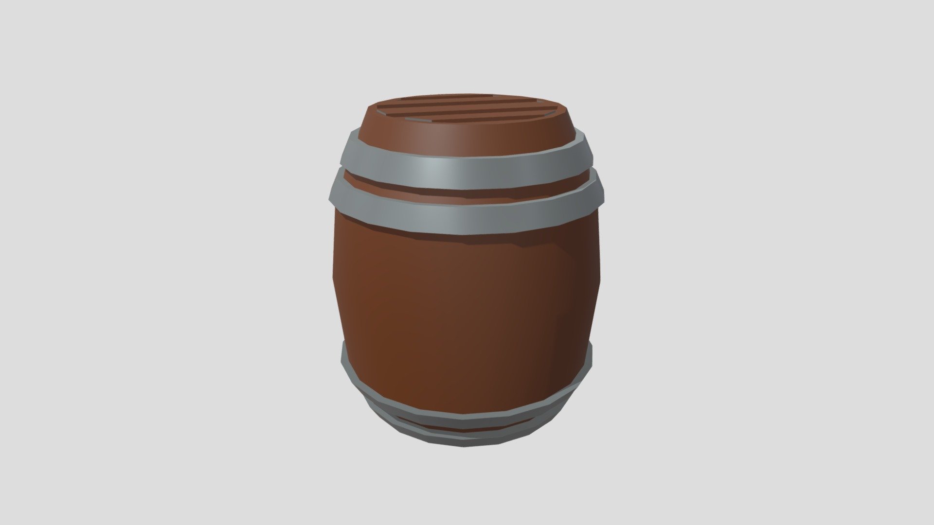 Wooden Barrel.