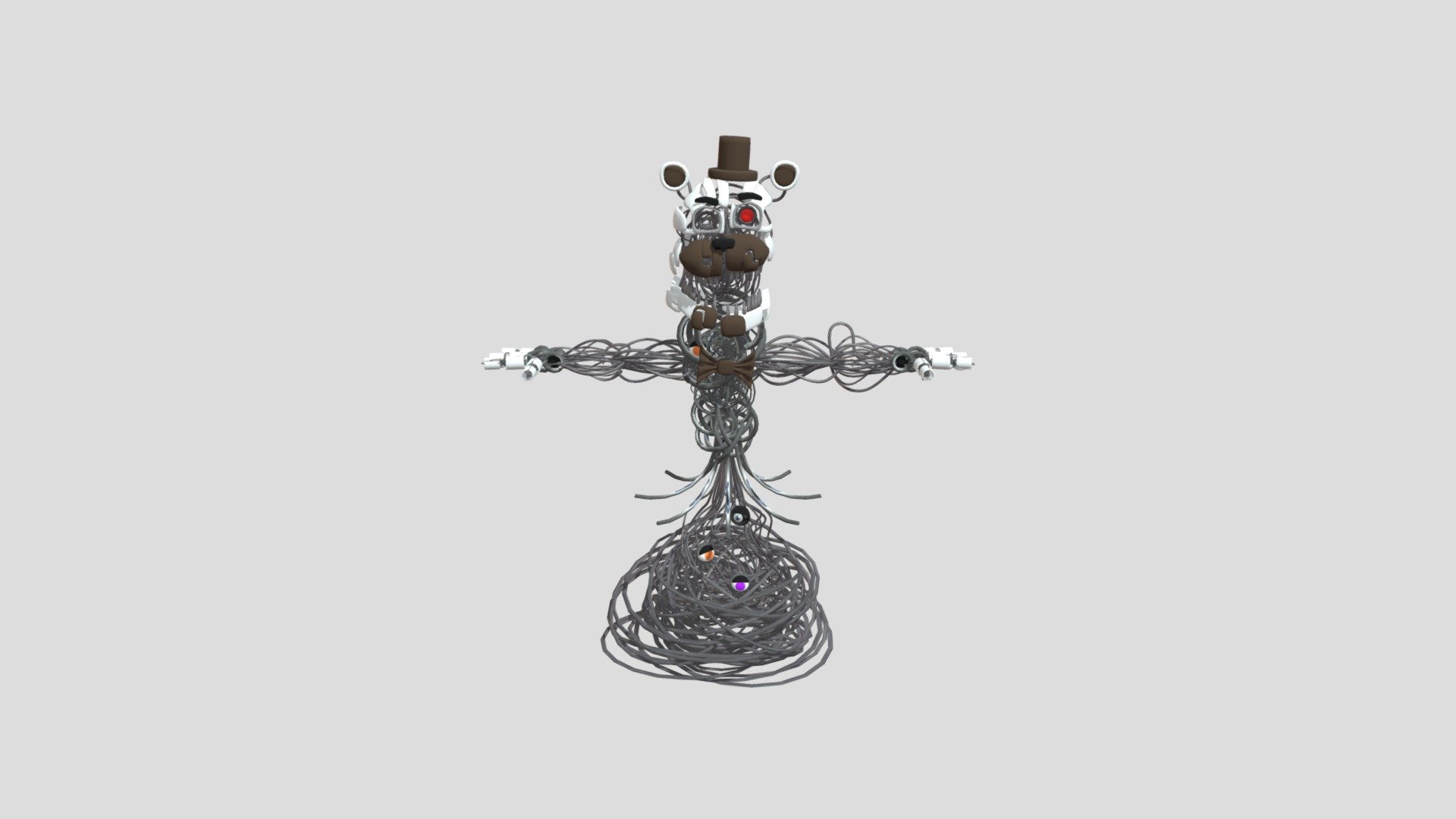 stylized molten freddy - Download Free 3D model by glichtrap [d6fd951] -  Sketchfab