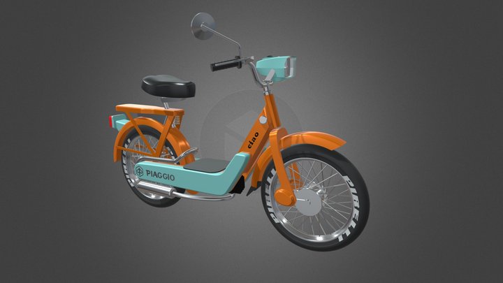 Piaggio Ciao 70s 3D Model
