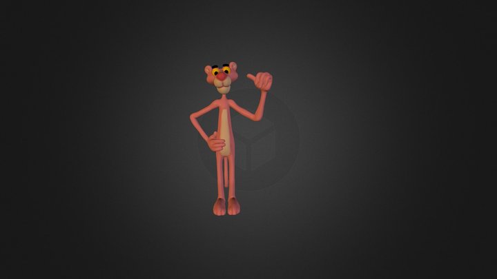 Pink Panther 3D Model