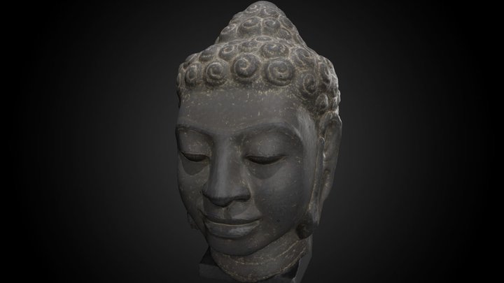 Buddha Shakyamuni, 8th C CE – Gratis 3D-model STL