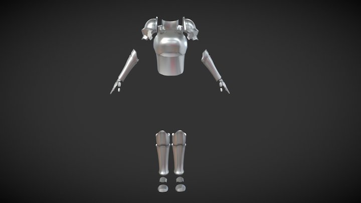 Female Armor 3D Model