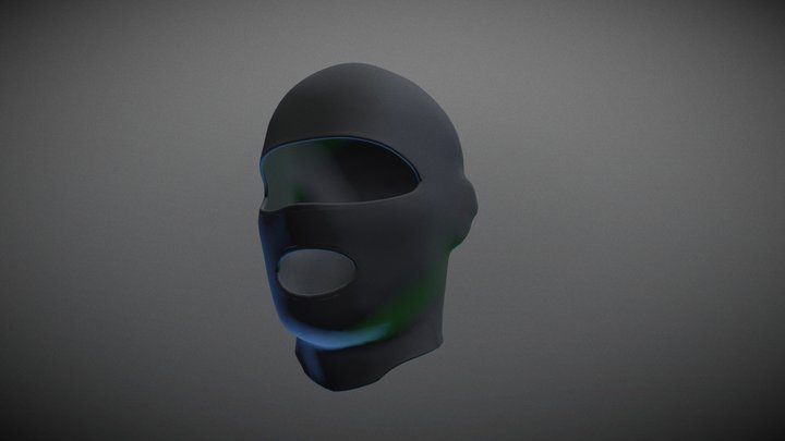 Balaclava Ski Mask 3D Model