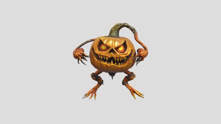 Pumpkin Fiend 3D Model