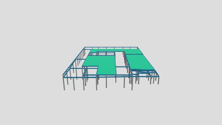 Modelo 3D sem calçadas 3D Model