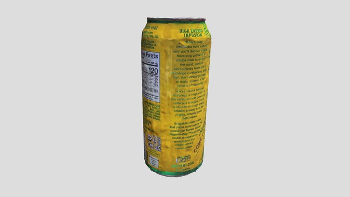 Yerba Mate Can 3D Model