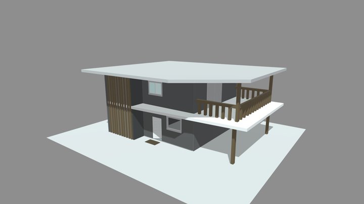 Casa Sencilla 3D Model