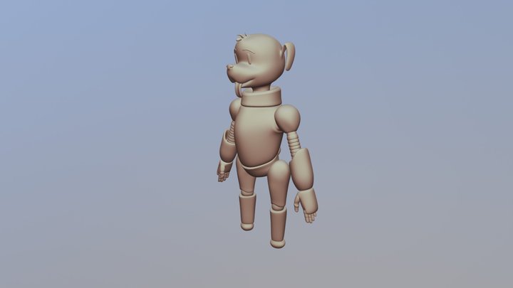 BOXER Robot Dog Character 3D Model