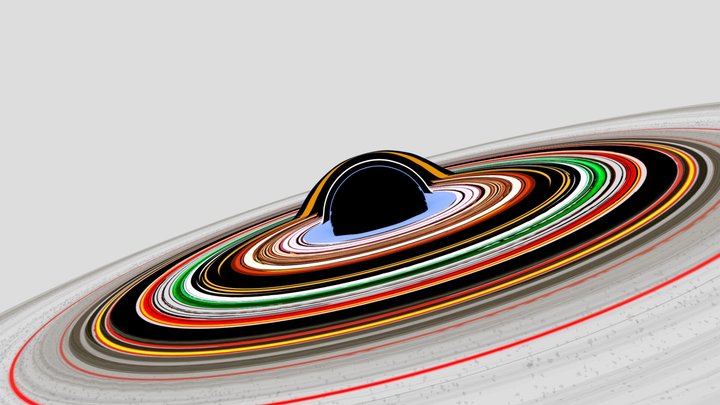 Black Hole 3D Model