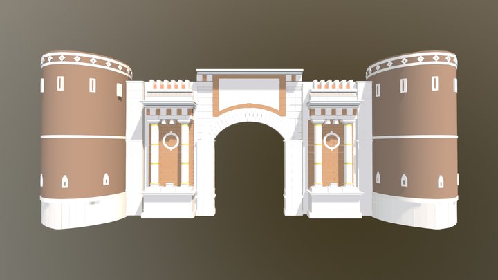 Gate of Yemen (Bab AlYemen) 3D Model