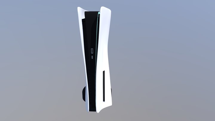 Sony PlayStation 5 3D Model