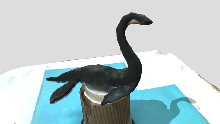 Plesiosaurus plasticine 3D Model