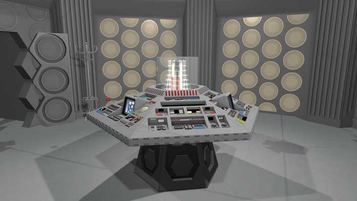 1983 TARDIS Interior 3D Model