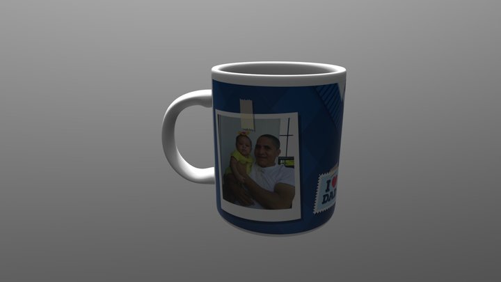 Taza personalizada (Elisa) 3D Model