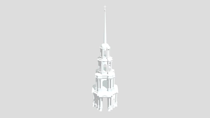 Рязань. Соборная колокольня 3D Model