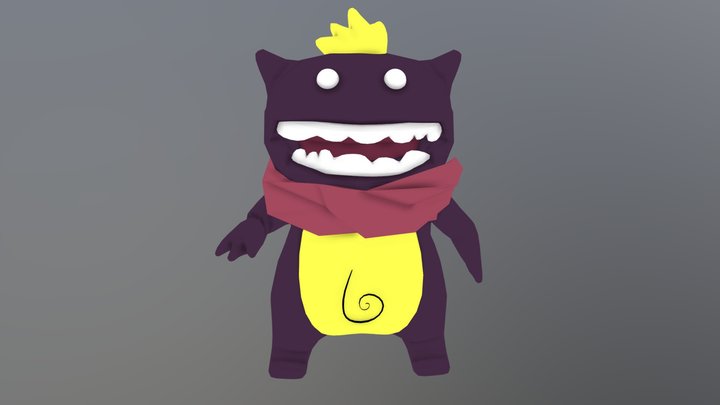 Krinker from Mobbles Game 3D Model