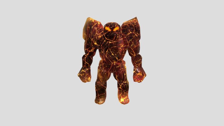 Golem Boss 3D Model