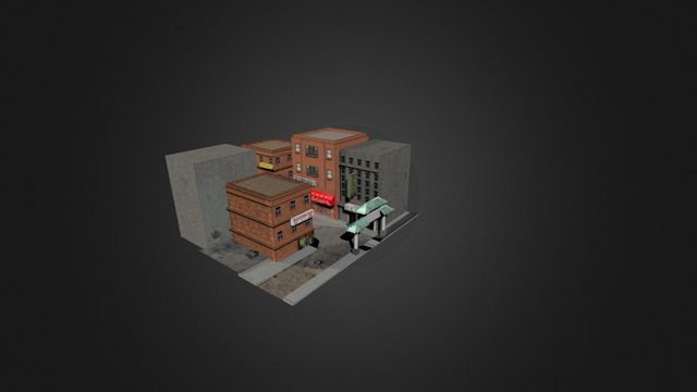Chinatown 3D Model