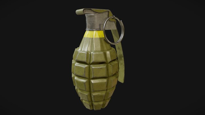 MK2 grenade 3D Model