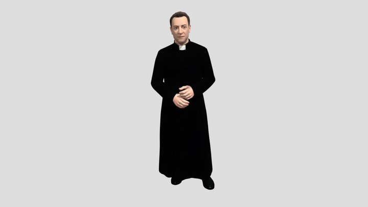 Black Cassock Portrait – Modelo 3D gratuito STL