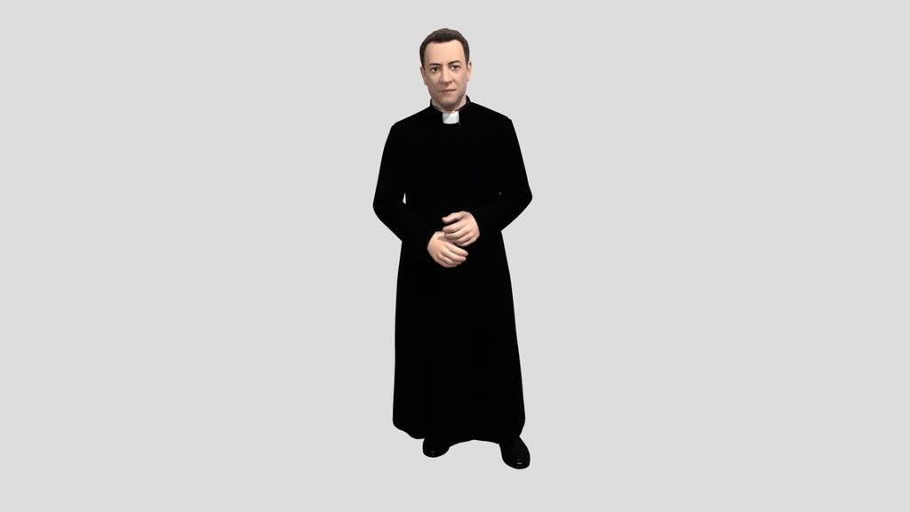 Black Cassock Portrait