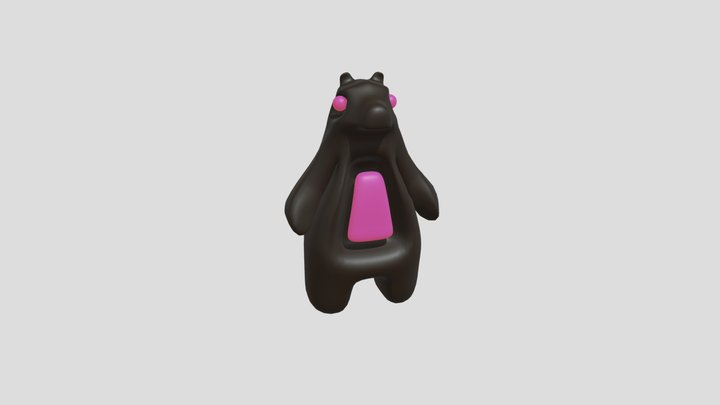 Bravery- Bear 3D Model