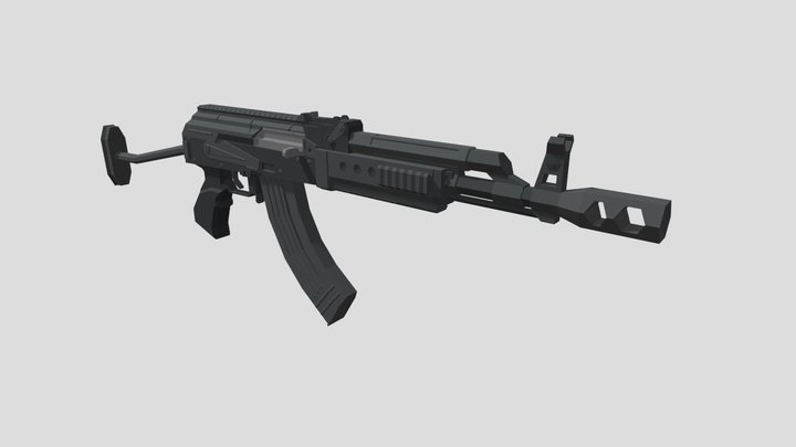 AMD-65 assault rifle 3D Model