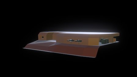 Artillery Bunker 3D Model