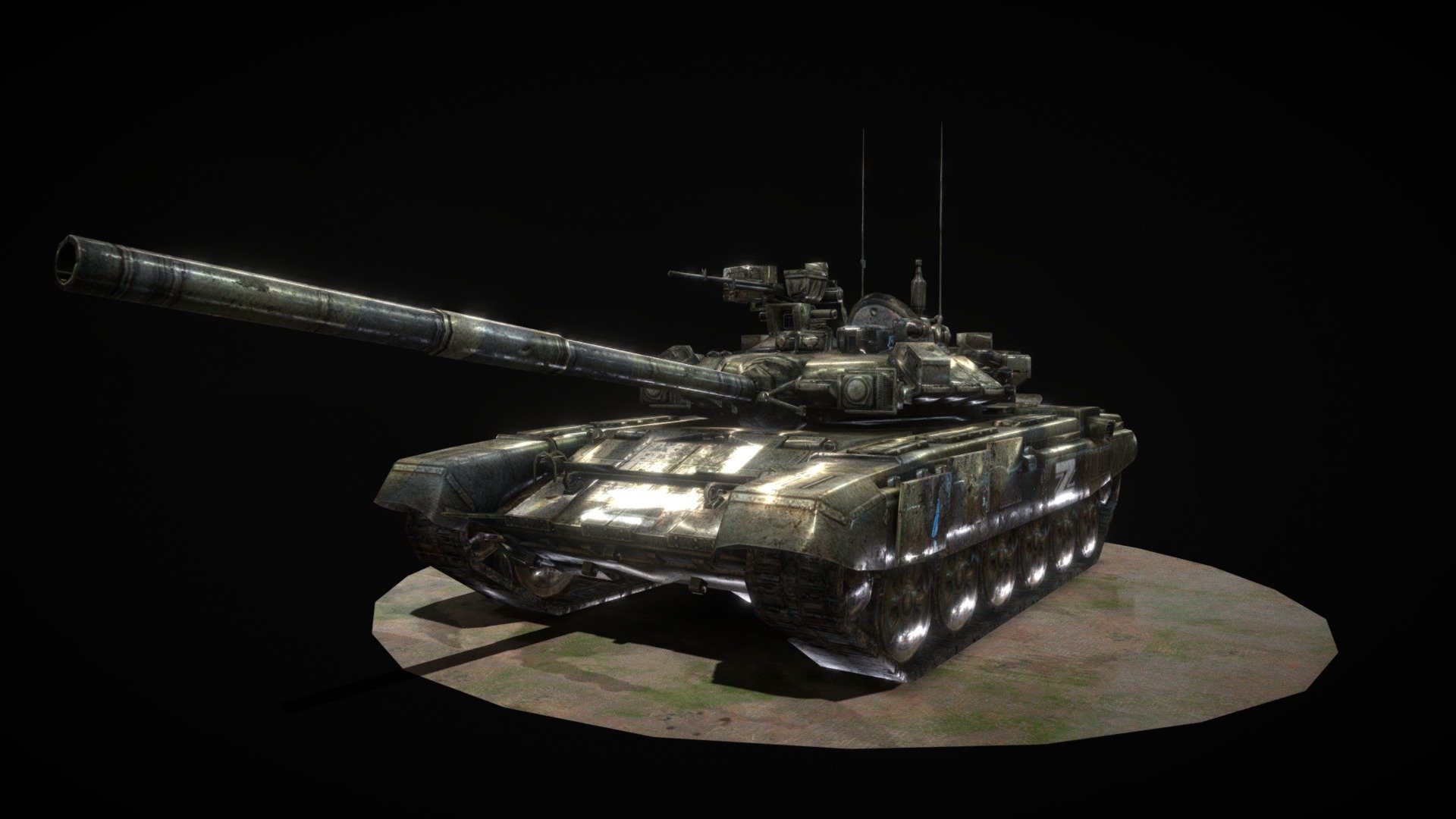 T90A(LOW POLY) - Download Free 3D model by lm9241221 [583813e] - Sketchfab