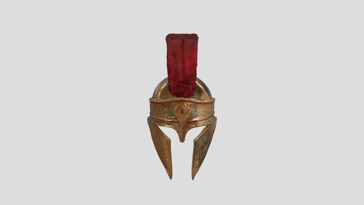 Golden Warrior's Helm – Free 3D Model STL