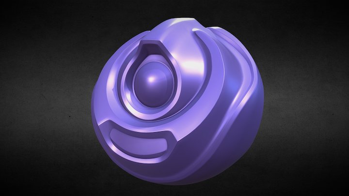 Robo-Orb Retopo 3D Model