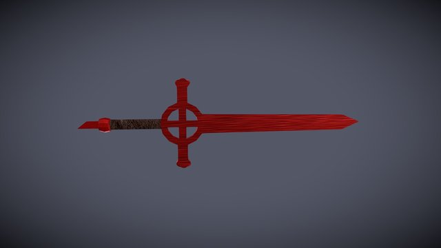 Demon Blood Sword 3D Model