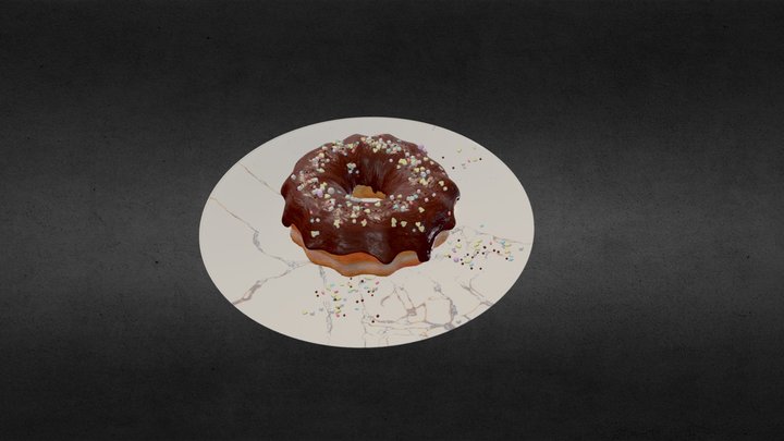 My first donut 3D Model