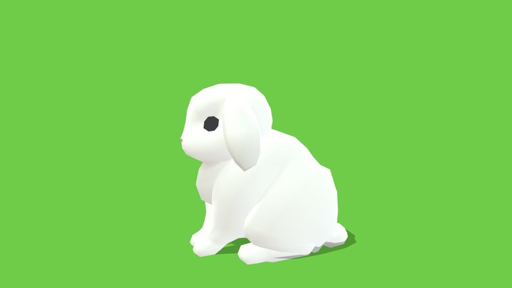 Rabi Baby - Animated Low Poly – Kostenloses 3D-Modell STL