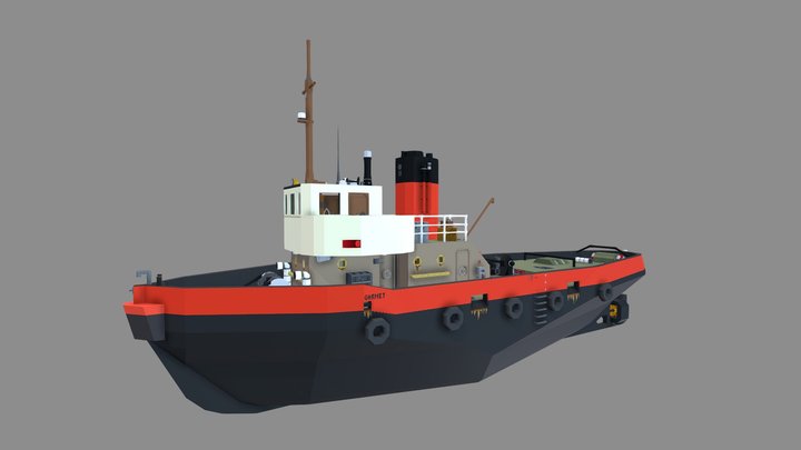 MV Garnet 3D Model