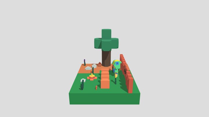 Voxel - Leon 3D Model