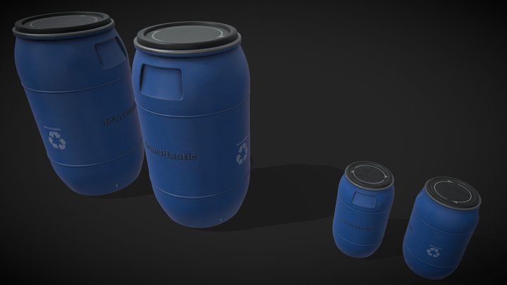 Plastic Barrel - 6MB – Gratis 3D-model STL